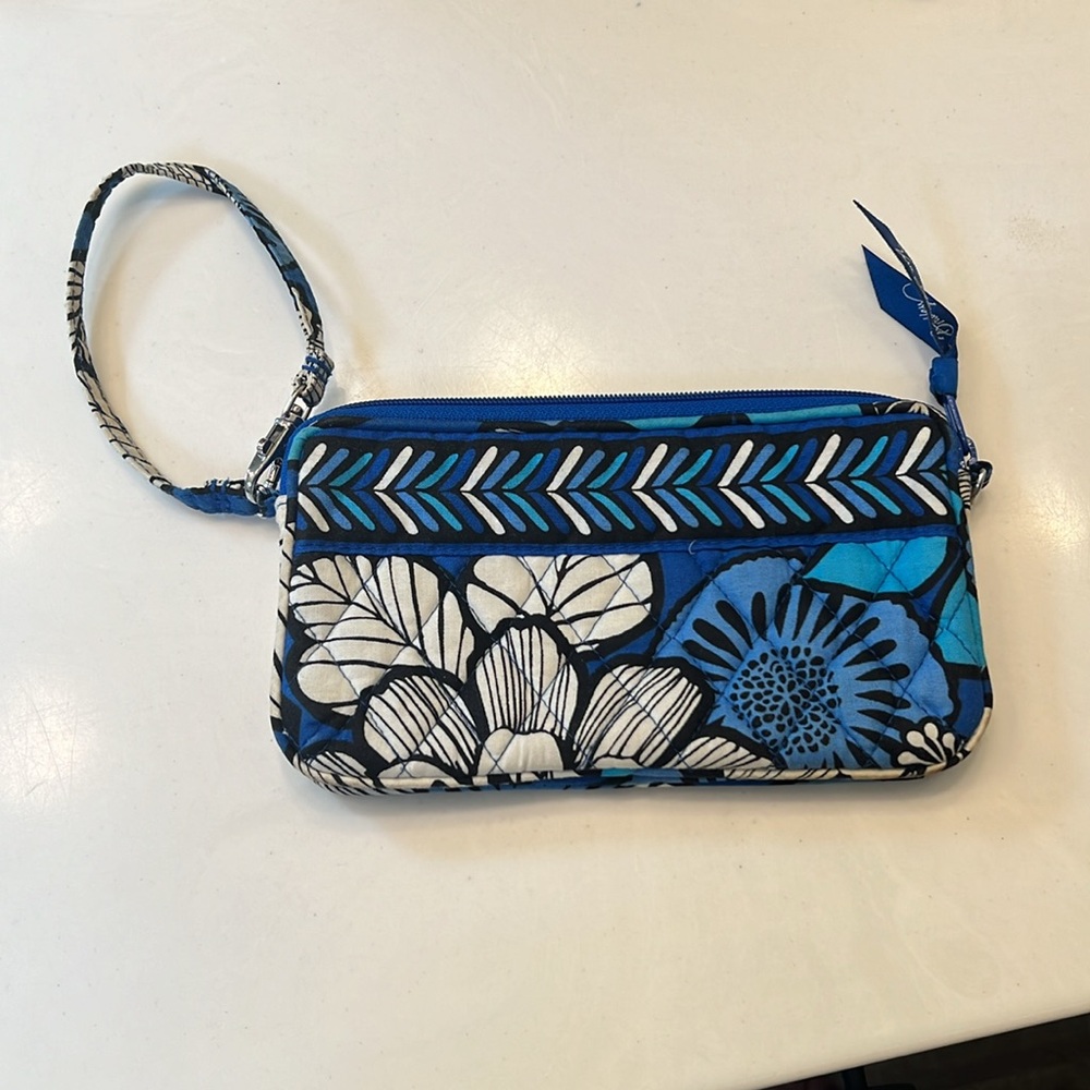 Vera Bradley Blue Bayou Wristlet - Picture 5 of 5